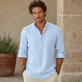 Relaxed Fit Overhemd met Lange Mouwen voor Heren