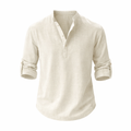 Relaxed Fit Overhemd met Lange Mouwen voor Heren