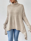 Oversized Coltrui met Geribde Kraag voor Dames - View 7