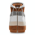 Oversized Fleece Vest met Capuchon voor Dames - Oranje-Bruin