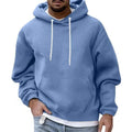 Oversized Hoodie met Lange Mouwen voor Heren - Blauw