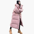 Oversized Lange Winterjas met Capuchon voor Dames