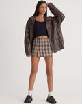 Oversized PU-Leren Jas voor Dames - View 2