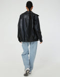 Oversized PU-Leren Jas voor Dames - View 6