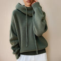 Oversized Rolkraag Hoodie Trui voor Dames