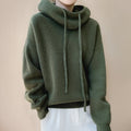 Oversized Rolkraag Hoodie Trui voor Dames - View 2