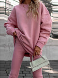 Oversized Trui met Lange Mouwen voor Dames - Roze