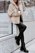 Oversized winterjas met Nepbont voor Dames - View 4