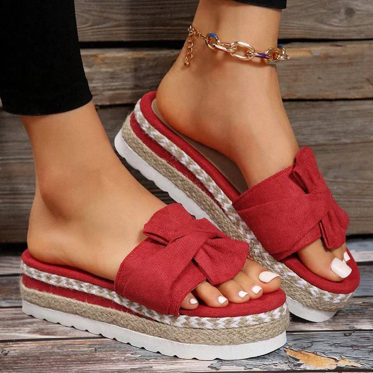 Platformzool Sandalen met Open Teen voor Dames