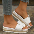 Platformzool Sandalen met Open Teen voor Dames - Wit