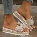 Platformzool Sandalen met Open Teen voor Dames - View 5