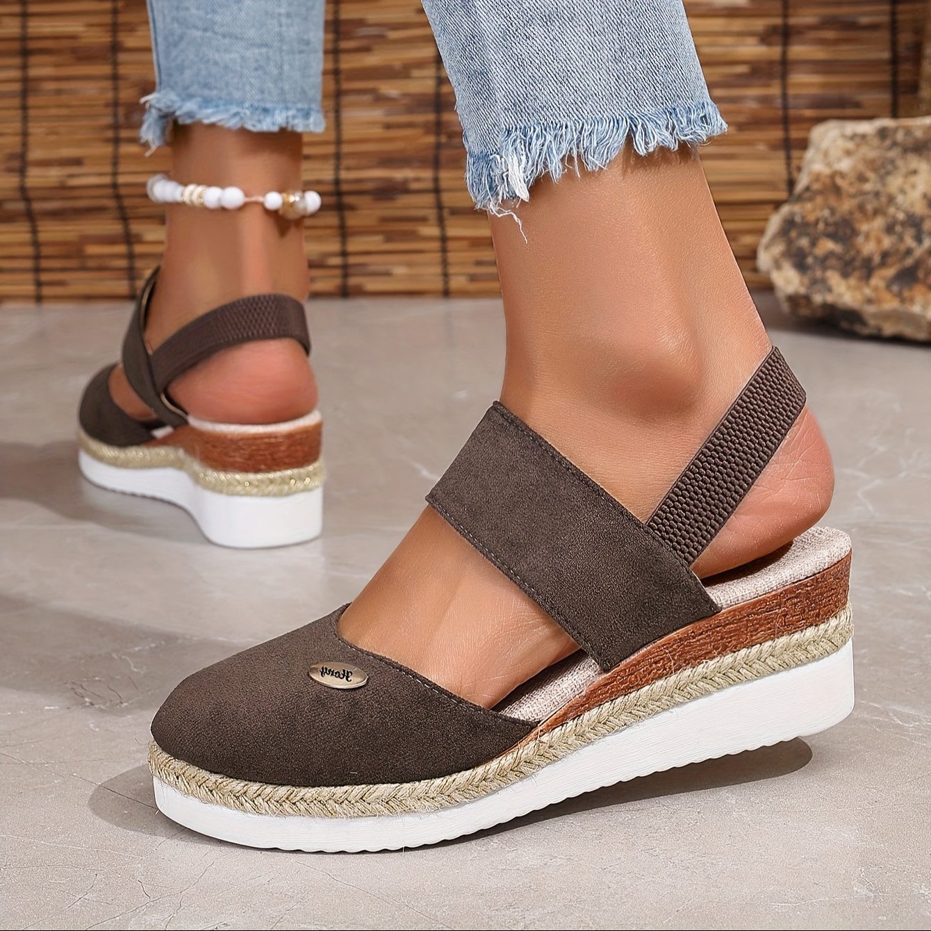 Platformzool Sandalen met Verstelbare Gespen voor Dames - View 11