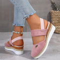Platformzool Sandalen met Verstelbare Gespen voor Dames - View 14