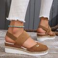 Platformzool Sandalen met Verstelbare Gespen voor Dames - View 16