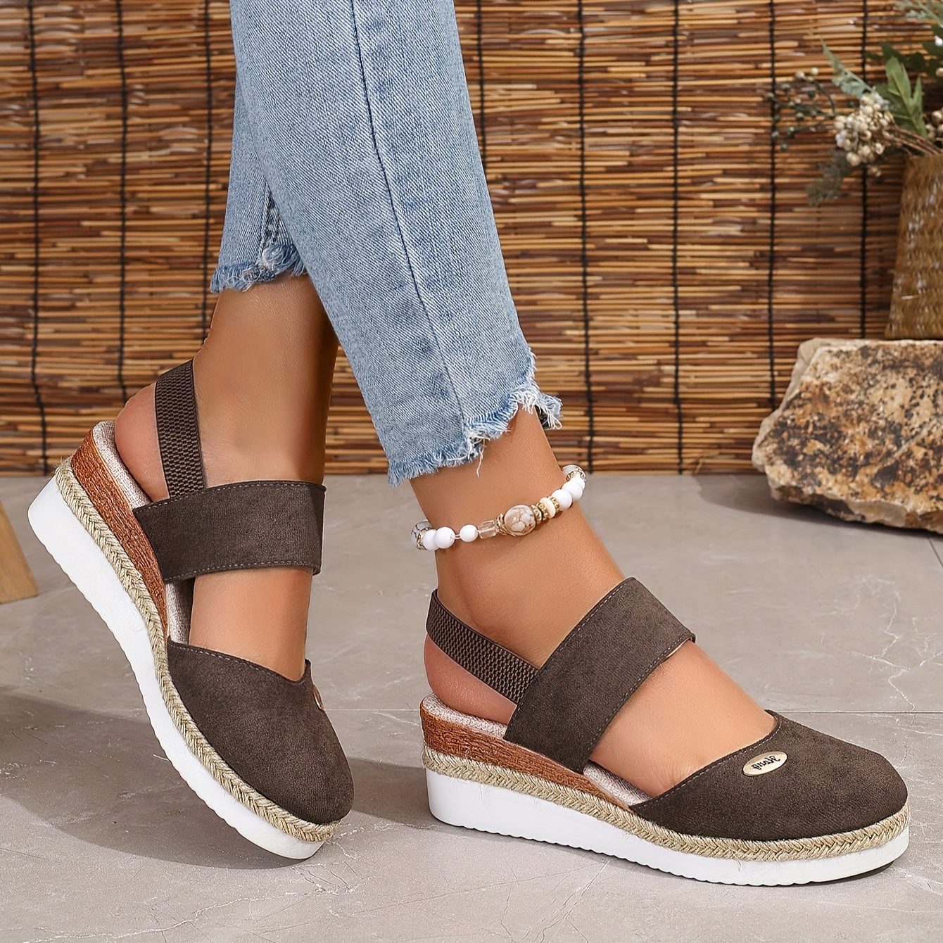 Platformzool Sandalen met Verstelbare Gespen voor Dames - View 19