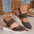 Platformzool Sandalen met Verstelbare Gespen voor Dames - View 20