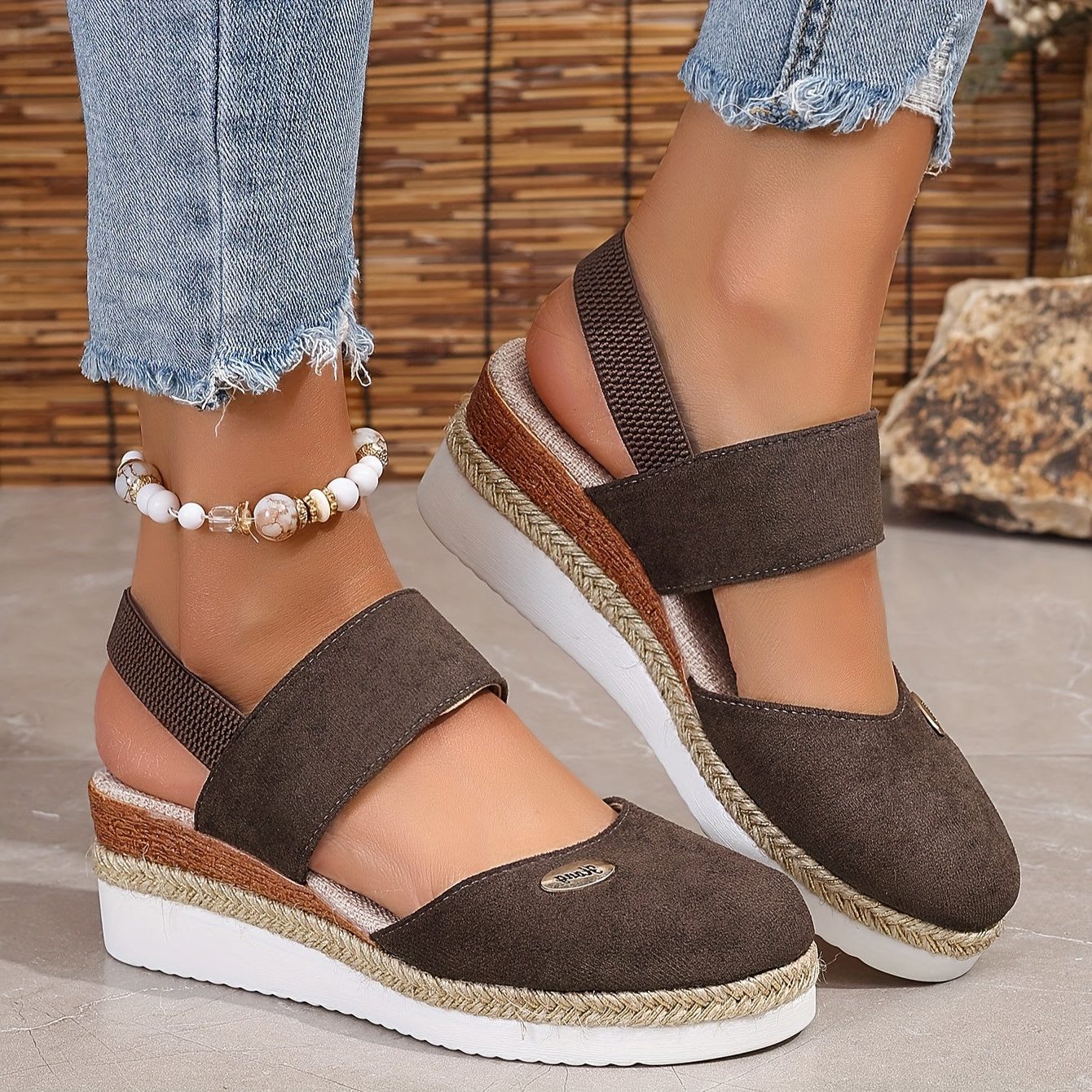 Platformzool Sandalen met Verstelbare Gespen voor Dames - View 20