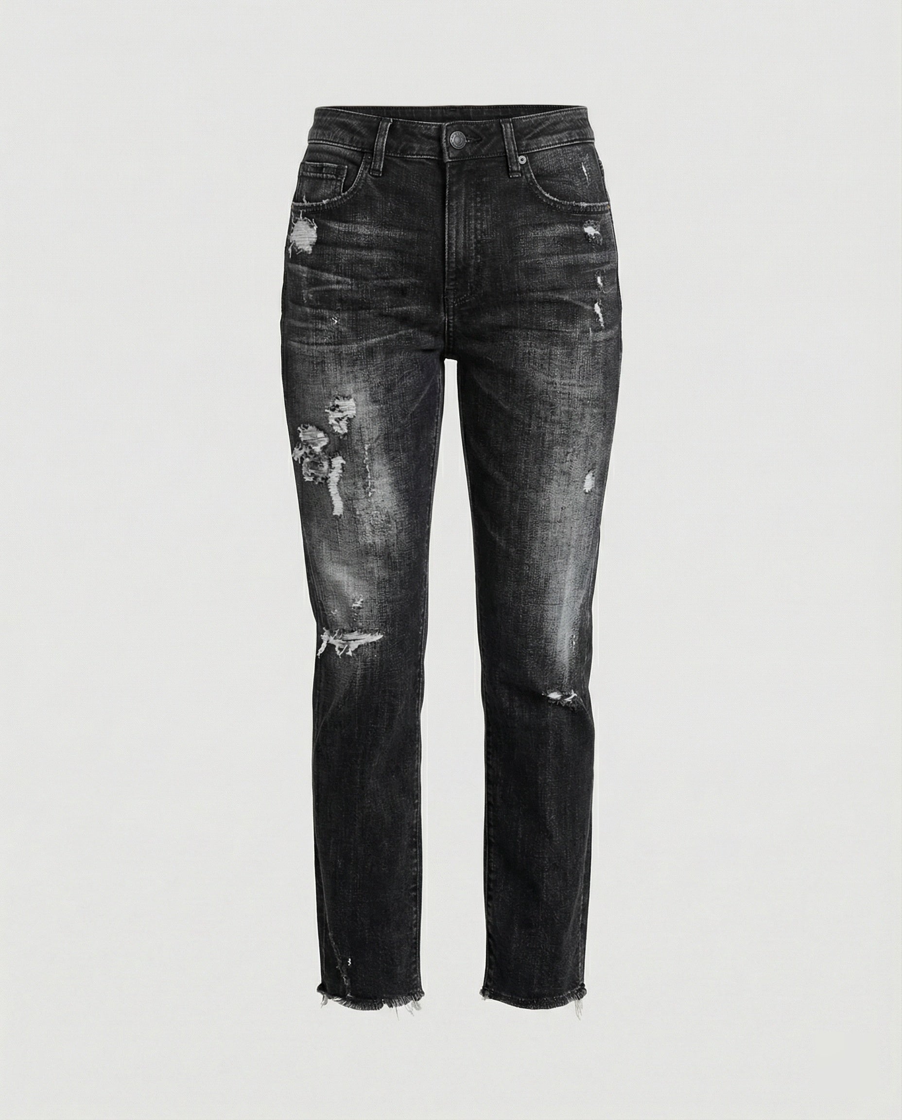 Nola | Gescheurde Rechte Jeans voor Dames