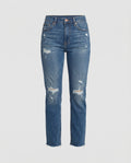 Nola | Gescheurde Rechte Jeans voor Dames
