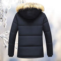 Puffer Winterjas met Bontcapuchon voor Heren - View 2