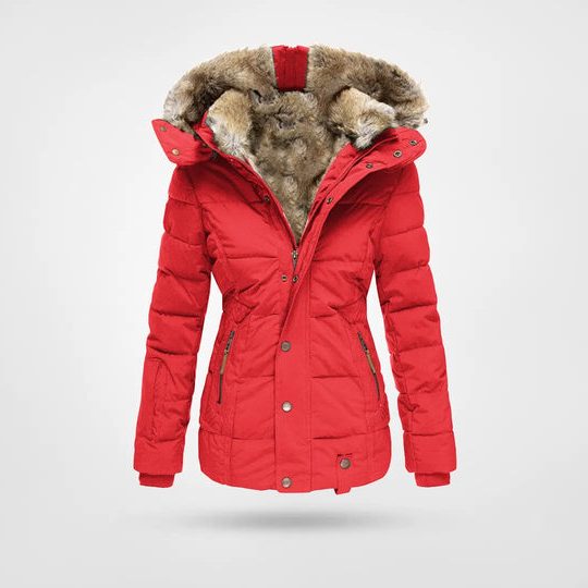 Puffer Winterjas met Capuchon en Fleecefutter voor Dames - View 7