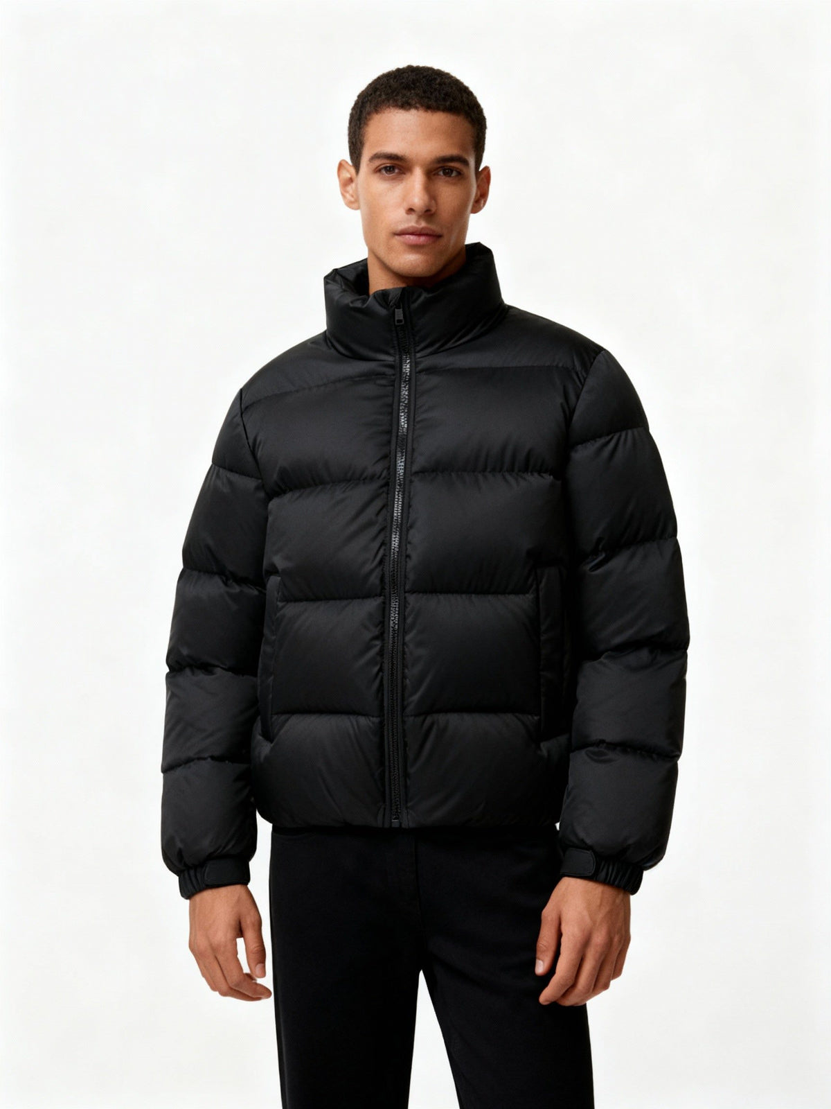 Puffer Winterjas met Opstaande Kraag voor Heren - View 5