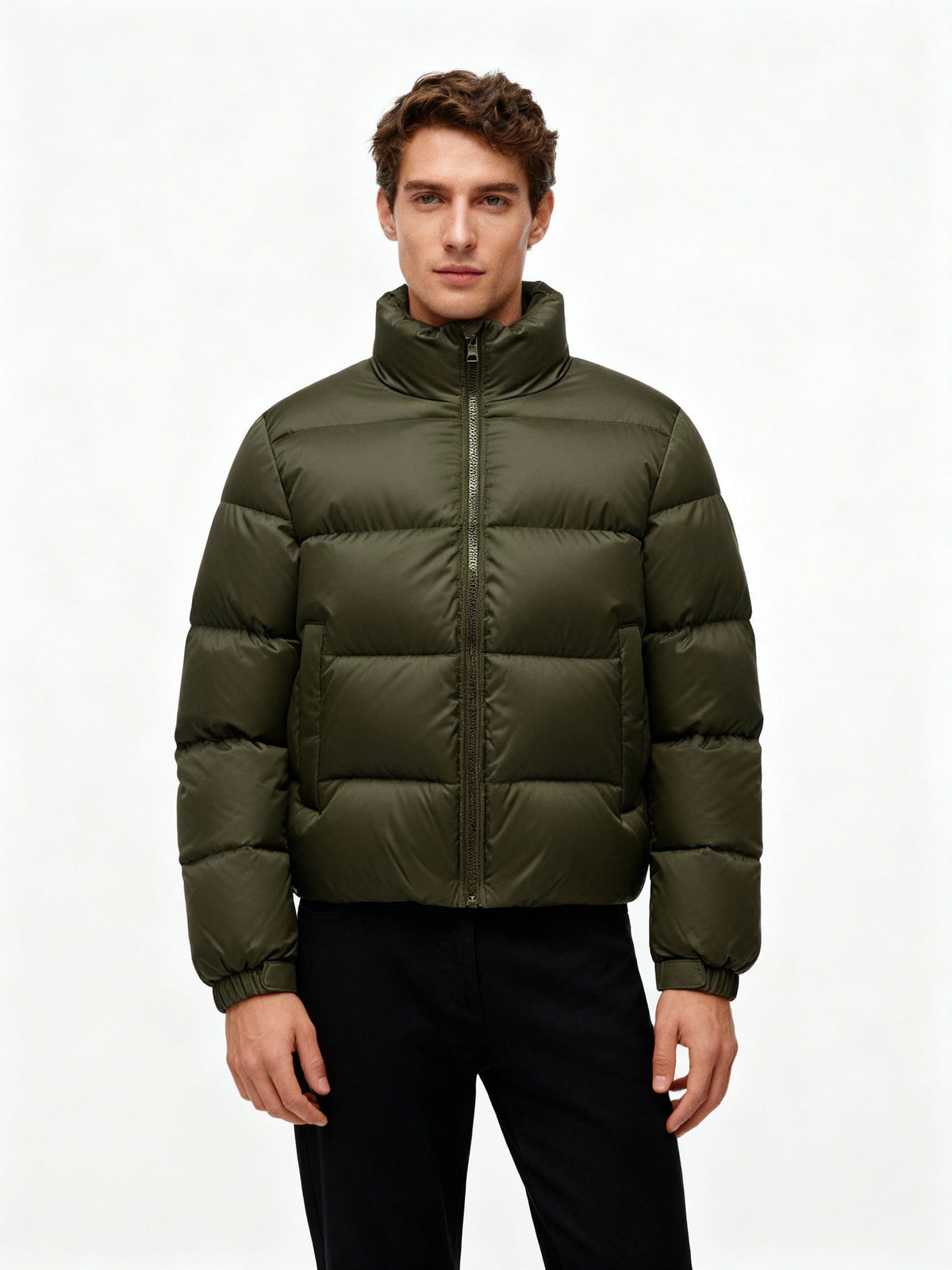 Puffer Winterjas met Opstaande Kraag voor Heren - View 6