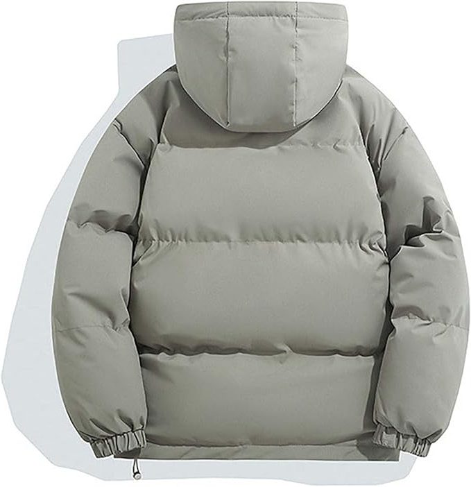 Puffer Winterjas met Ritssluiting en Capuchon voor Dames - View 10