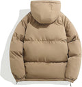 Puffer Winterjas met Ritssluiting en Capuchon voor Dames - View 12