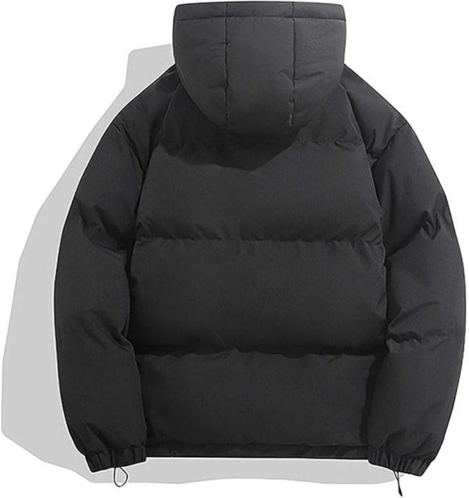 Puffer Winterjas met Ritssluiting en Capuchon voor Dames - View 2