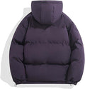 Puffer Winterjas met Ritssluiting en Capuchon voor Dames - View 4