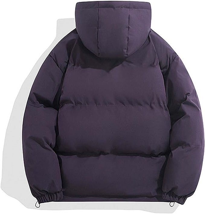 Puffer Winterjas met Ritssluiting en Capuchon voor Dames - View 4
