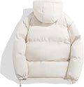 Puffer Winterjas met Ritssluiting en Capuchon voor Dames - View 6