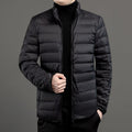 Quilted Puffer Jas voor Heren - Zwart