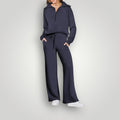 Relaxed Fit Joggingpak voor Dames - Donkergrijs