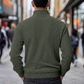 Ribbed Tussenjas met Opstaande Kraag voor Heren - View 10