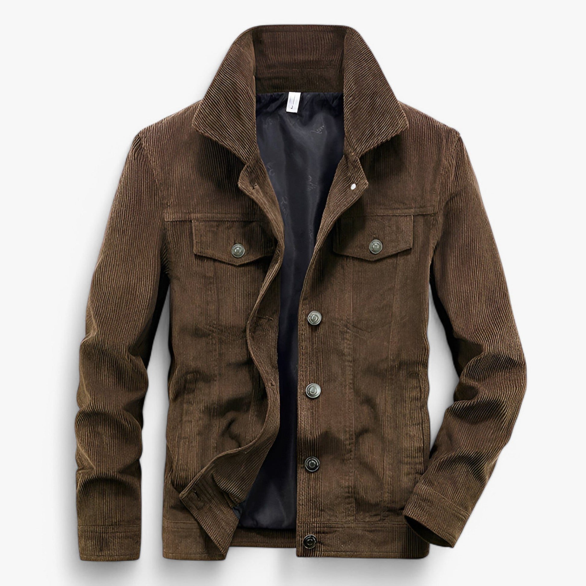 Ribfluwelen Overshirt voor Heren - View 8