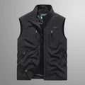 Ritssluiting Cargo Vest voor Dames - Zwart