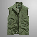 Ritssluiting Cargo Vest voor Dames - Groen