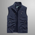 Ritssluiting Cargo Vest voor Dames - Marineblauw