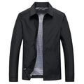 Ritssluiting Overshirt met Opstaande Kraag voor Heren