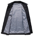 Ritssluiting Overshirt met Opstaande Kraag voor Heren - View 2