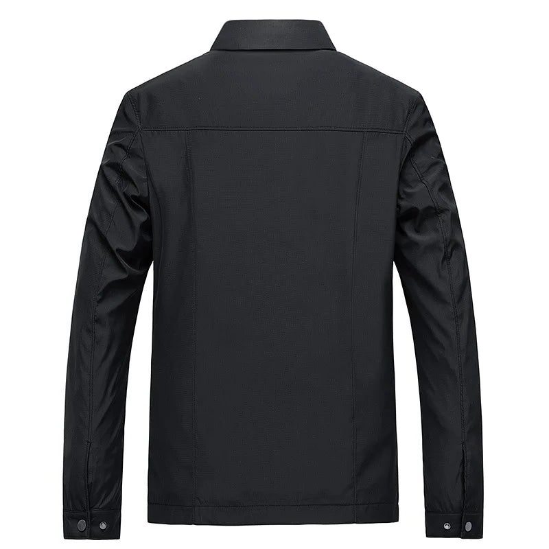 Ritssluiting Overshirt met Opstaande Kraag voor Heren - View 3