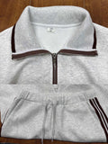 Ritssluiting Tweedelige Set met Wijde Pijp Broek voor Dames - View 14
