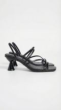 Open Teen Sandalen met Bandjes en Kitten Heel voor Dames