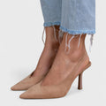 Puntige Neus Slingback Pumps voor Dames