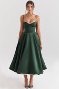 Midi Jurk met Sweetheart Hals voor Dames