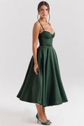 Midi Jurk met Sweetheart Hals voor Dames