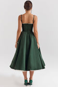 Midi Jurk met Sweetheart Hals voor Dames