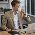 Slim Fit Blazer met Reverskraag voor Heren - View 10
